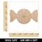 Peppermint Candy Unfinished Craft Wood Holiday Christmas Tree DIY Pre-Drilled Ornament